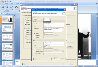 Manifest dialog (click to enlarge)